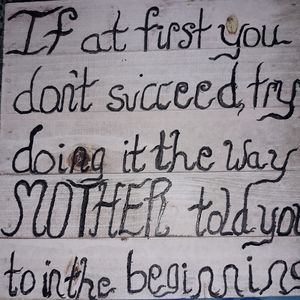 Decorative wooden sign